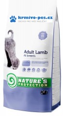 Nature's Protection Dog Dry Adult Lamb 12kg + sušené masíčko zdarma