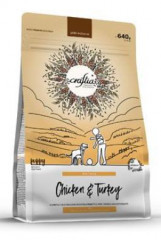 CRAFTIA NATURA DOG Puppy M/L Chicken & Turkey 640g