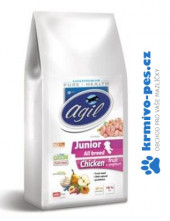 Agil Junior All Breed Low Grain Chicken,Lamb,Tuna 10kg
