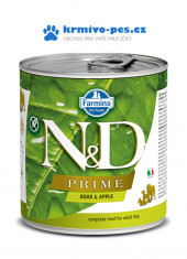 N&D DOG PRIME konzerva Adult Boar & Apple 285g