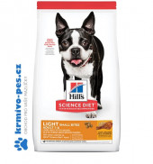 Hill's Science Plan Canine Adult Light Small & Mini Chicken 6kg NOVÝ + konzerva 400g