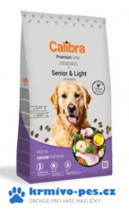 Calibra Dog Premium Line Senior&Light 12 kg + masová tyčinka