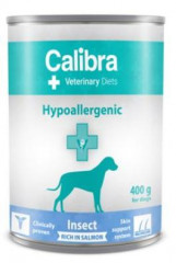Calibra VD Dog konzerva Hypoallergenic Insect&Salmon 400g