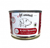 All Animals DOG Krůtí kousky 200g