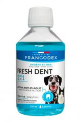 Francodex Fresh Dent ústní voda pro kočky a psy 250ml