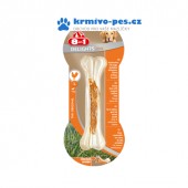 Pochoutka 8in1 Delights Chicken Bones Strong L 1ks