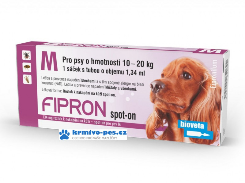 BIOVETA Fipron Spot on Dog M sol 1x1,34ml