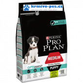 ProPlan Dog Puppy Medium Optidigest jehněčí 3kg