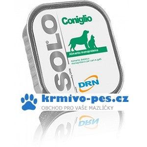 DRN s.r.l. SOLO Coniglio (králík) 100g