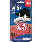 Felix snack cat -Play Tubes příchuť krůta,šunka 50g