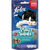 Felix snack cat -Play Tubes příchuť pečená ryba,krevety 50g