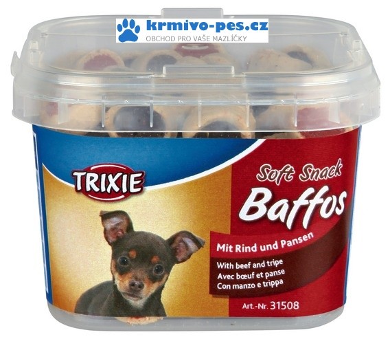 Trixie BAFFOS mini kolečka hovězí/dršťky 140g