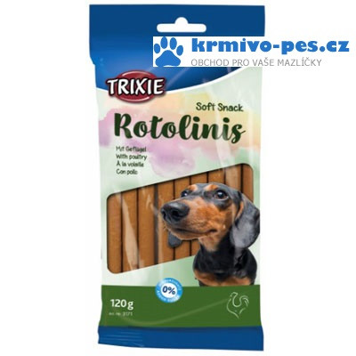 Trixie ROTOLINIS a drůbeží pro psy 12ks 120g