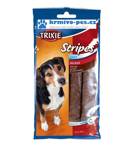 Trixie STRIPES light hovězí pro psy 10ks 100g