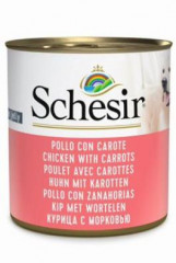 Schesir Dog konzerva Adult kuře/mrkev 285g
