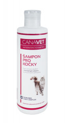 Šampon pro kočky CANAVET s antiparazitní přísadou 250ml
