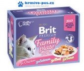 Brit Premium Cat D Fillets in Jelly Family Plate 1020g