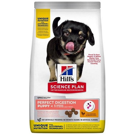 Hill's Science Plan Canine Puppy Medium Perfect Digestion Chicken 2,5 kg