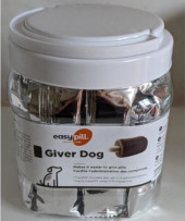 Easy Pill Giver dog 20x20g (průhledná dóza)