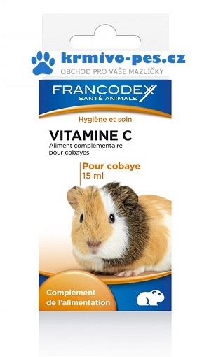 Francodex Vitamín C kapky morče 15 ml