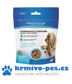 Francodex Pochoutka Breath Dental pes 75g