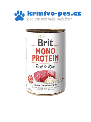 Brit Mono Protein Beef & Brown Rice 400g