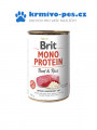 Brit Dog konzerva Mono Protein Beef & Brown Rice 400g