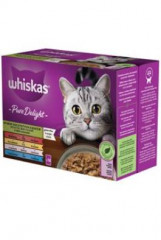 Whiskas kapsičky Pure Delight mix v želé 12x85g