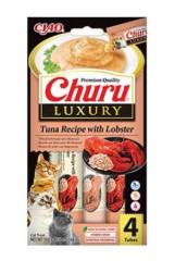 Inaba Churu Cat Luxury Tuna Recipe with Lobster 4x14g