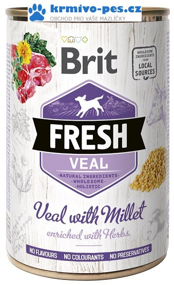 Brit Dog Fresh Veal with Millet 400 g