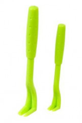 Háčky na klíšťata plast zelené  2 ks