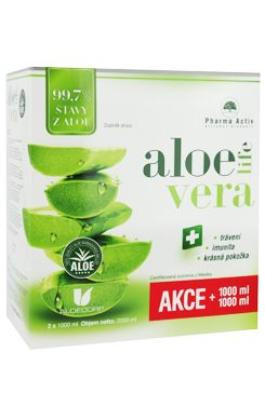 Aloe Vera šťáva Pharma Activ 1000ml 1ks +1ks navíc