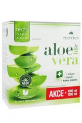 Aloe Vera šťáva 99.5% 1000ml 1ks +1ks navíc