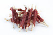 WANT Dog poch. Dry Duck Wrap Rawhide Stick 100g