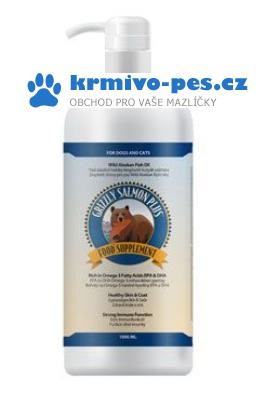 Lososový olej pes Grizzly Salmon Oil Plus 1000ml