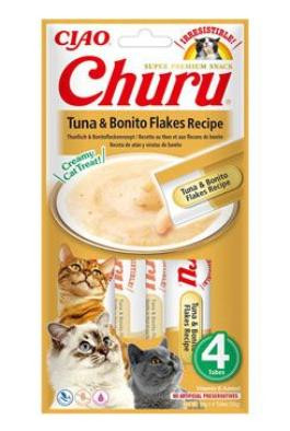 Churu Cat Tuna & Bonito Flakes Recipe 4x14g