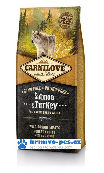 Carnilove Dog Adult Large Breed Salmon & Turkey 12kg