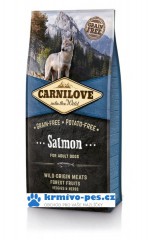 Carnilove Dog Salmon for Adult 12kg  balení (2x12kg) + 4kg zdarma