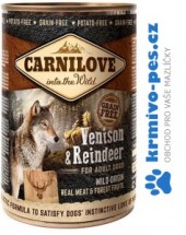 Carnilove Wild Meat Venison & Reindeer 400g