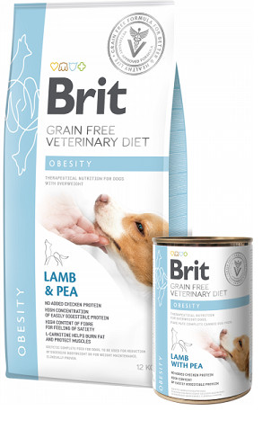Brit Veterinary Diets Dog konz. Obesity 400g