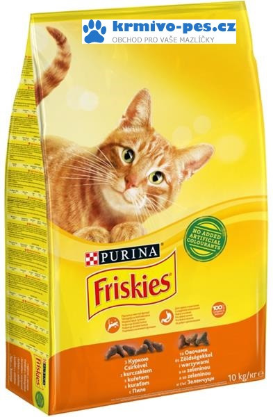 Friskies Adult kuře & zelenina 10 kg