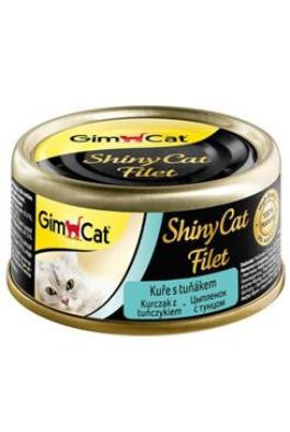 Gimpet kočka konz. ShinyCat filet kuře s tuňákem 70g