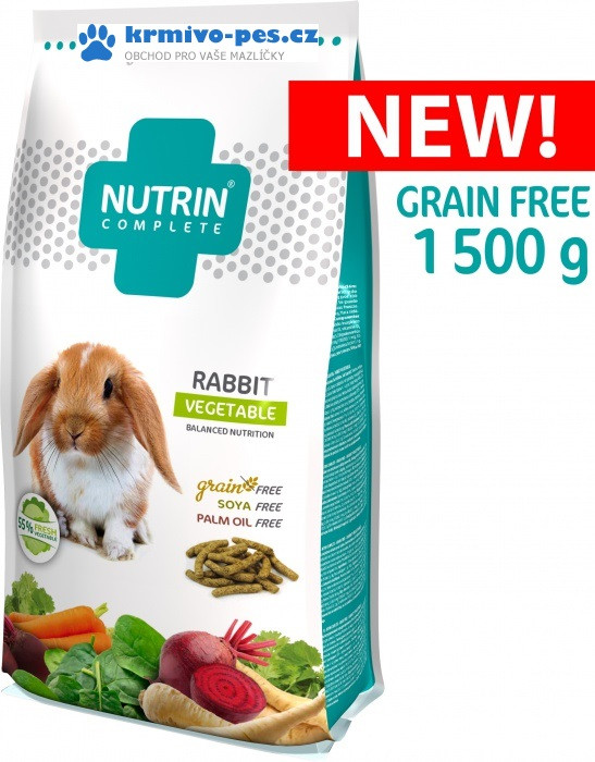 Darwin´s Nutrin complete králík vegetable grain free 1500g