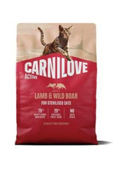 Carnilove Cat Active Dry Lamb& Wild Sterilised Adult 2kg
