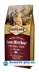 Carnilove Cat Lamb & Wild Boar Adult Sterilised 6kg + doprava zdarma