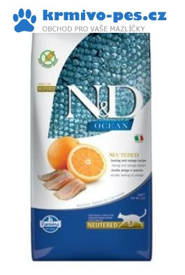 N&D OCEAN CAT NEUTERED Adult Herring & Orange 5kg