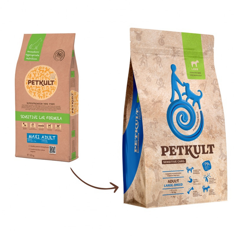 Petkult Maxi Adult Lamb & Rice 12kg (balení 2x12 kg)