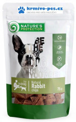 Nature's Protection Dog snack králičí čipsy 75 g