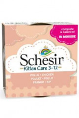 Schesir Cat konzerva Kitten kuře v pěně 85g