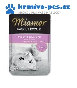 Miamor Cat Ragout kapsa kachna+drůbež ve šťávě 100g